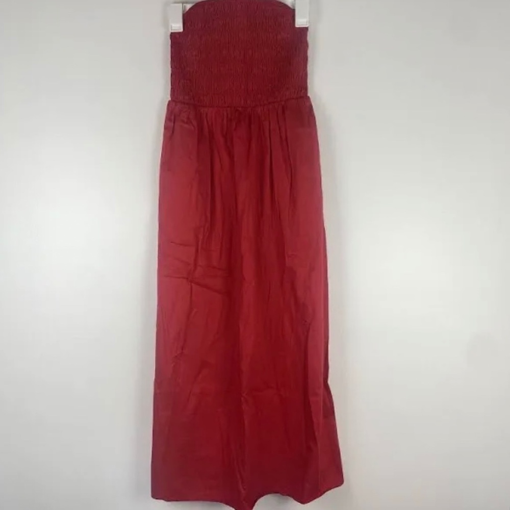 Old Navy Strapless Red Dress